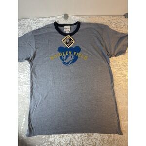 Vintage 2006 Wrigley Field Moonlight Graham Ringer T Shirt NWT L Cubs